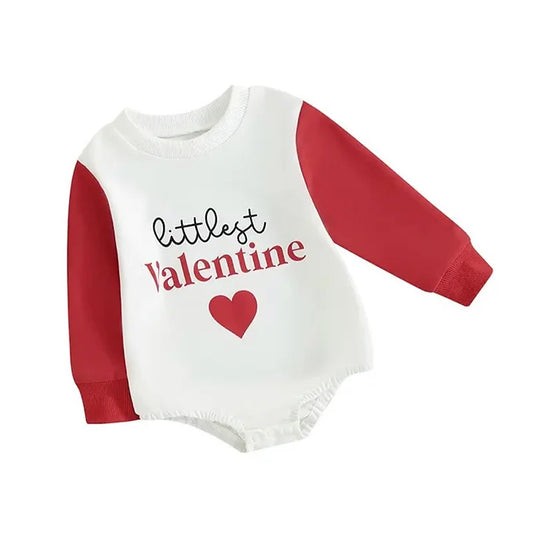 Littlest Valentine Bubble Romper