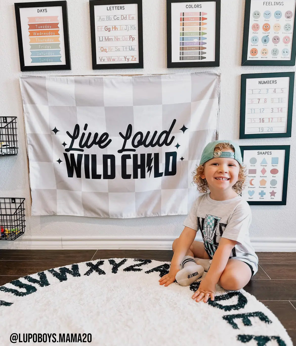 Live Loud Wild Child Banner