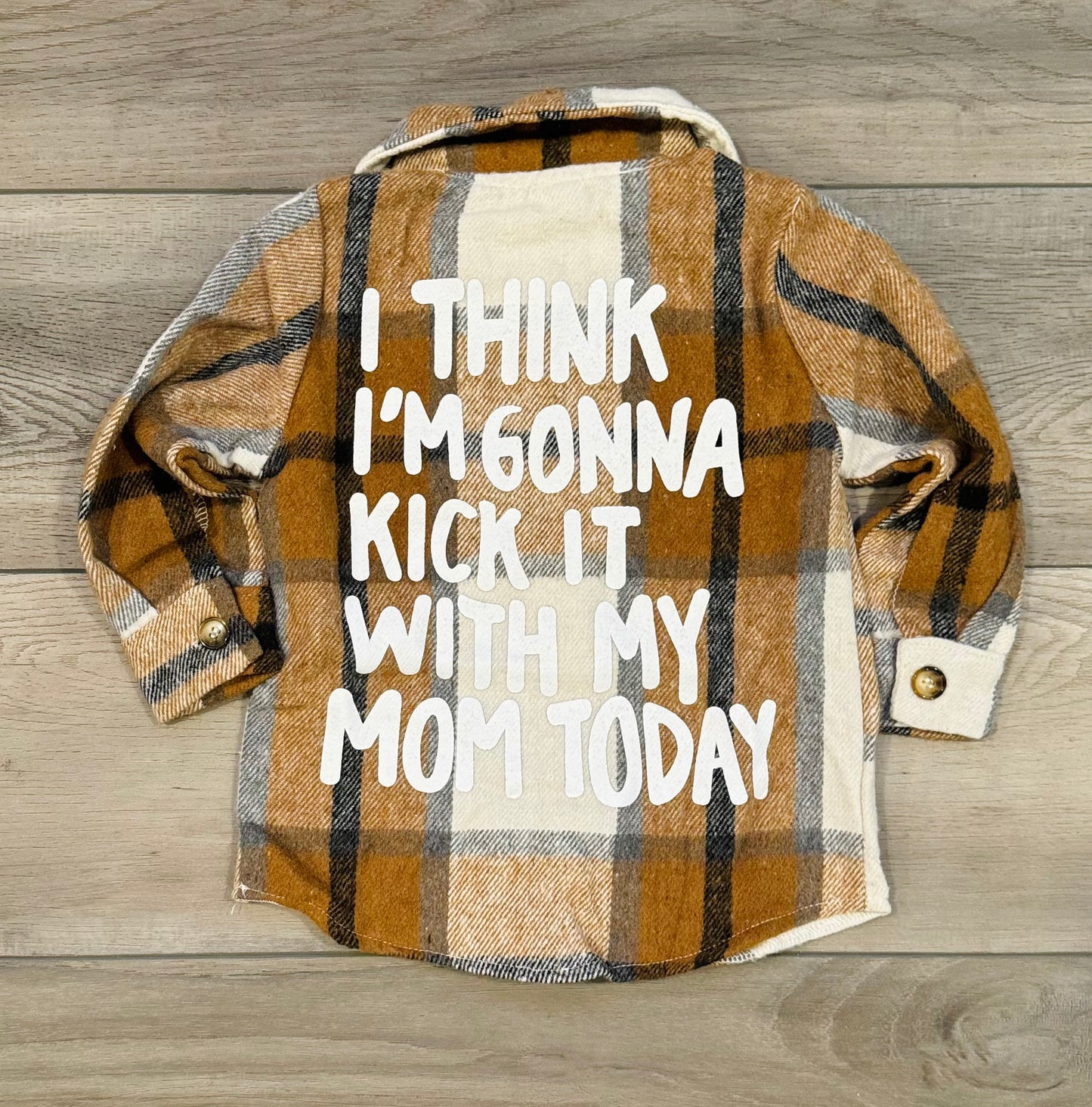 Kick It With Mom Flannel