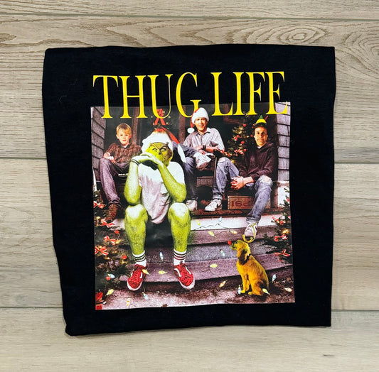 Thug Life Christmas Adult Tee